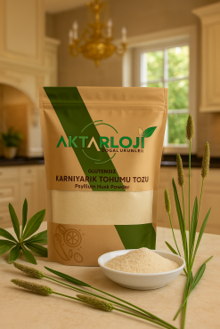Glutensiz Karnıyarık Otu Tohumu Tozu - Psyllium Husk Powder - 2