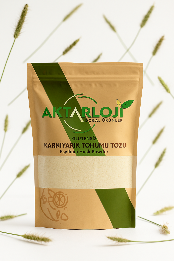 Glutensiz Karnıyarık Otu Tohumu Tozu - Psyllium Husk Powder - 4