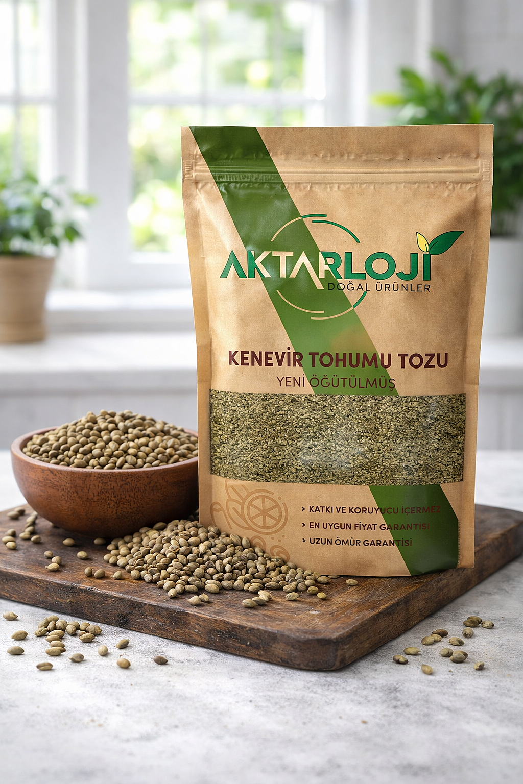 Glutensiz Kenevir Tohumu Tozu - 3