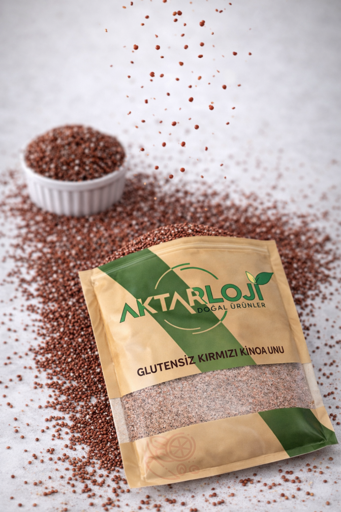 Glutensiz Kırmızı Kinoa Unu / Yeni Öğütülmüş - 3