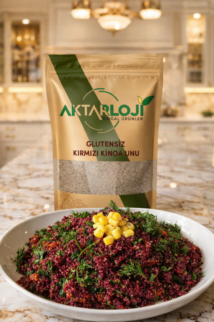 Glutensiz Kırmızı Kinoa Unu / Yeni Öğütülmüş - 4