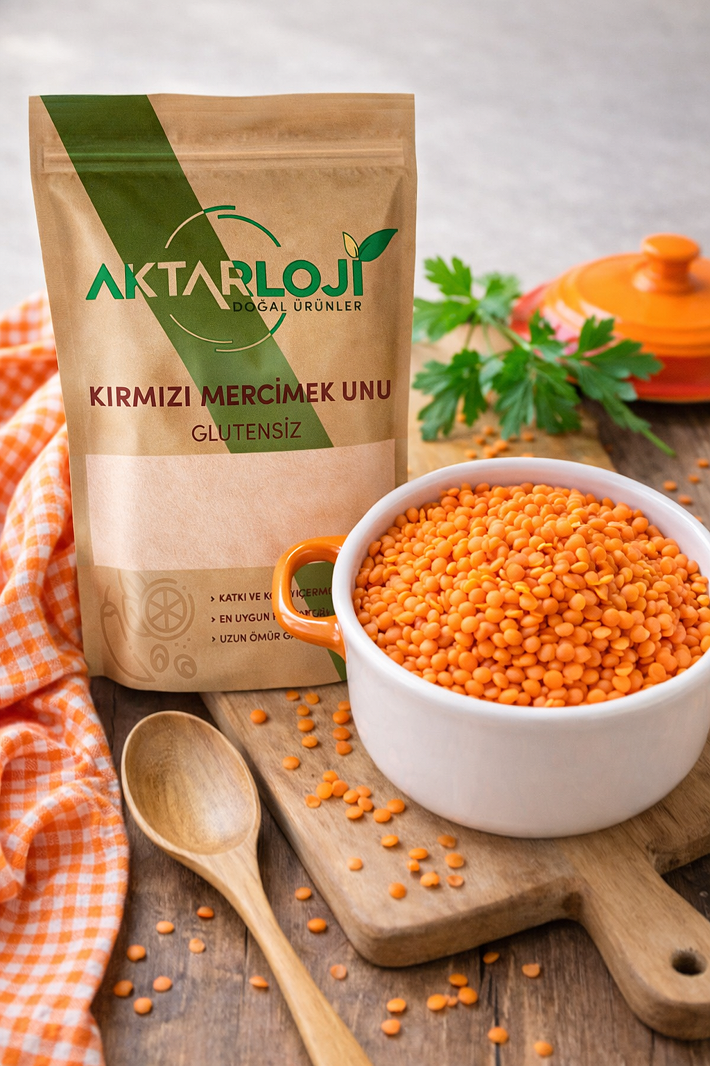 Glutensiz Kırmızı Mercimek Unu - 4