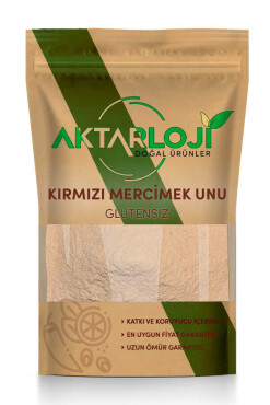 Glutensiz Kırmızı Mercimek Unu - Aktarloji