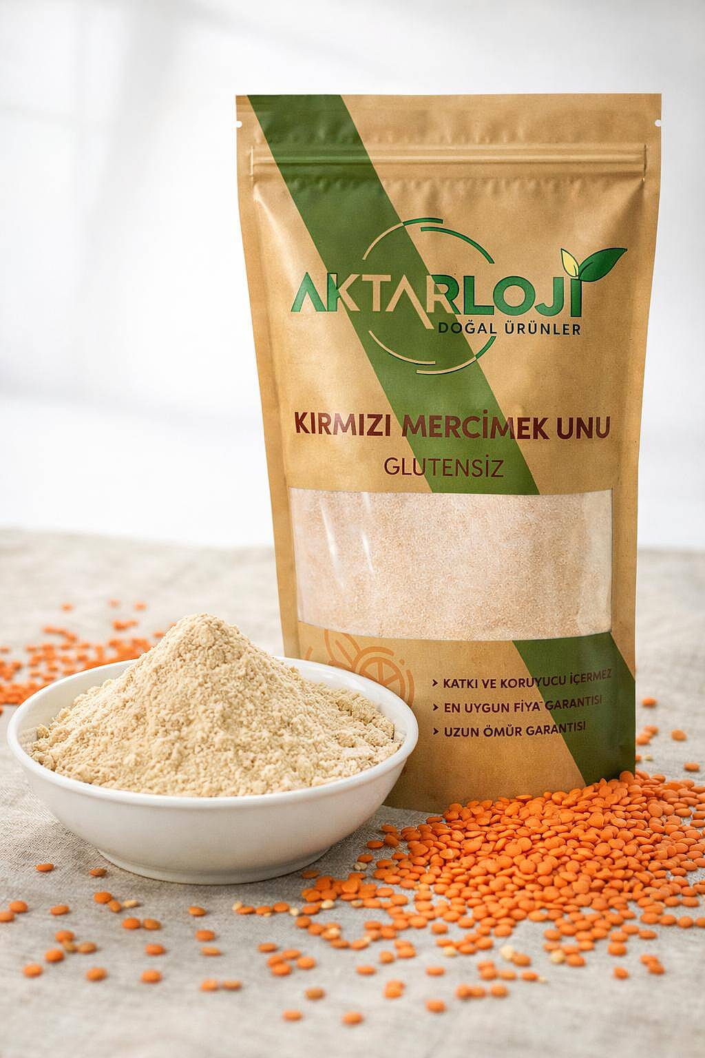 Glutensiz Kırmızı Mercimek Unu - 2