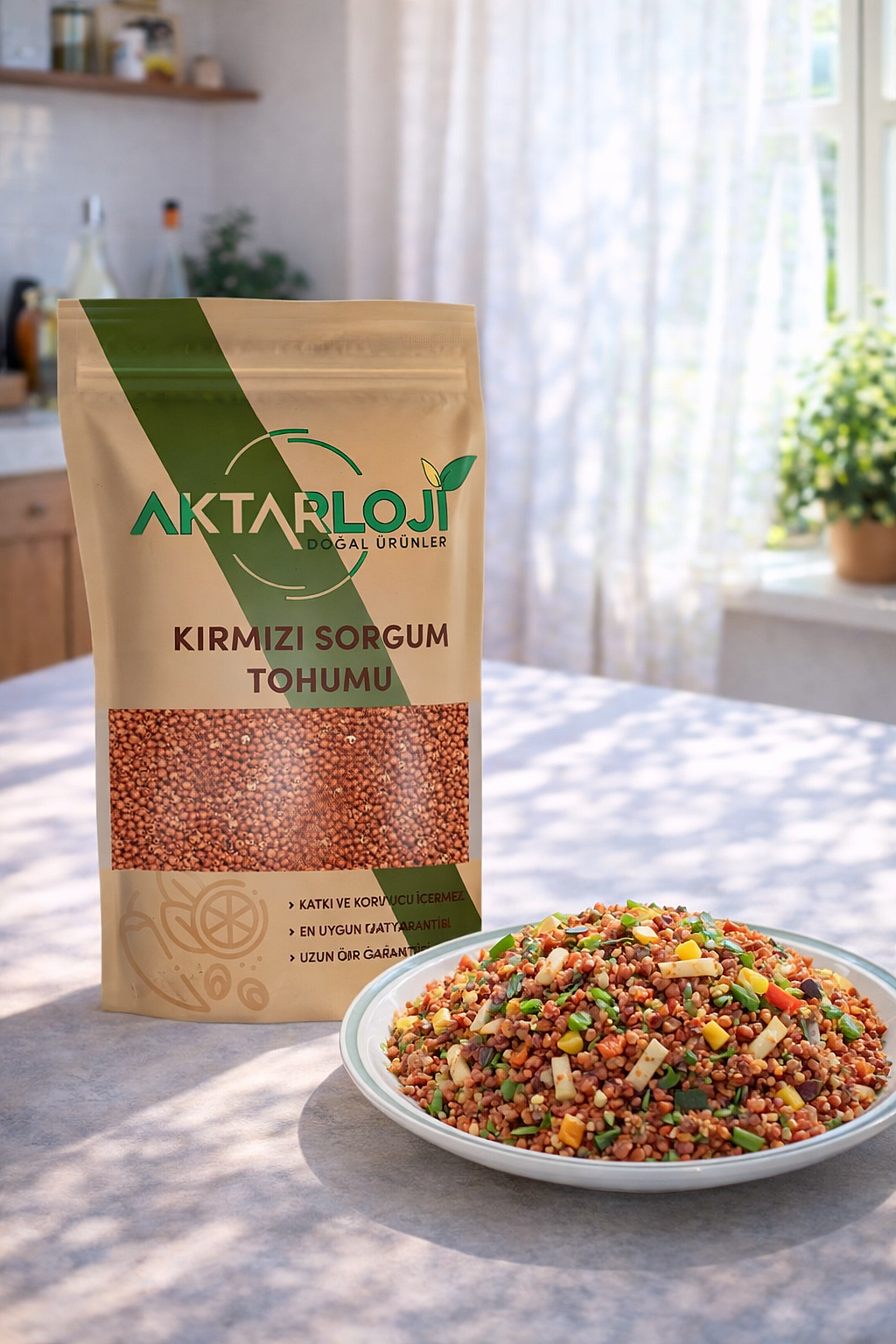 Glutensiz Kırmızı Sorgum Tohumu - 3