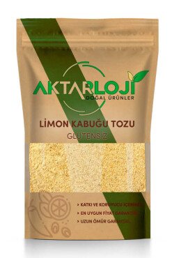 Glutensiz Limon Kabuğu Tozu - Aktarloji