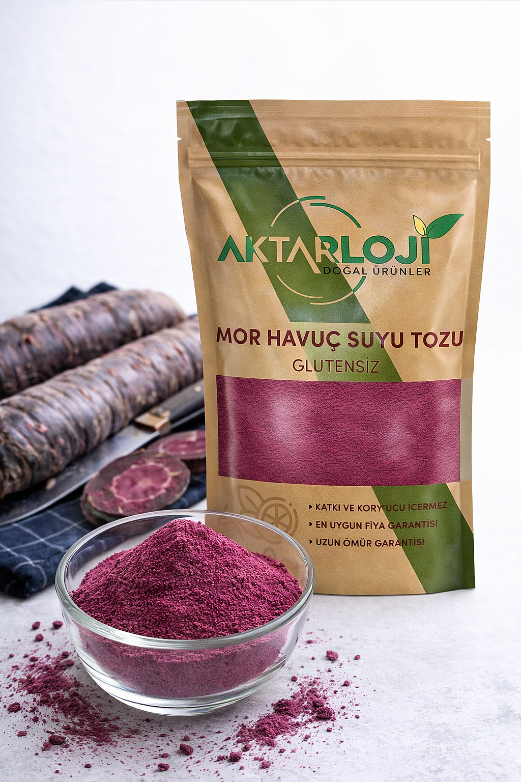 Glutensiz Mor Havuç Suyu Tozu - 4