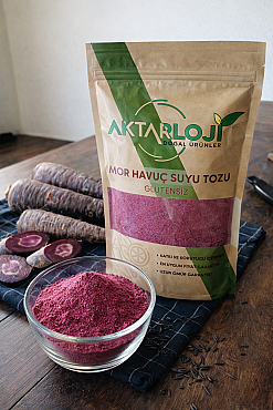 Glutensiz Mor Havuç Suyu Tozu - 2