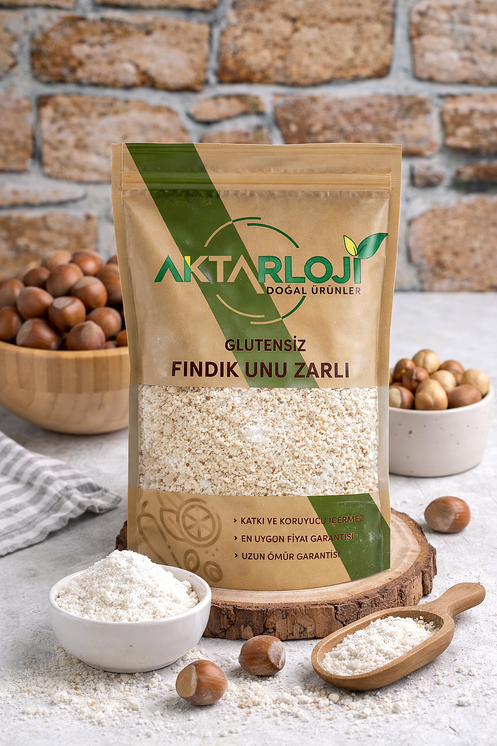 Glutensiz Öğütülmüş Fındık Unu - 4