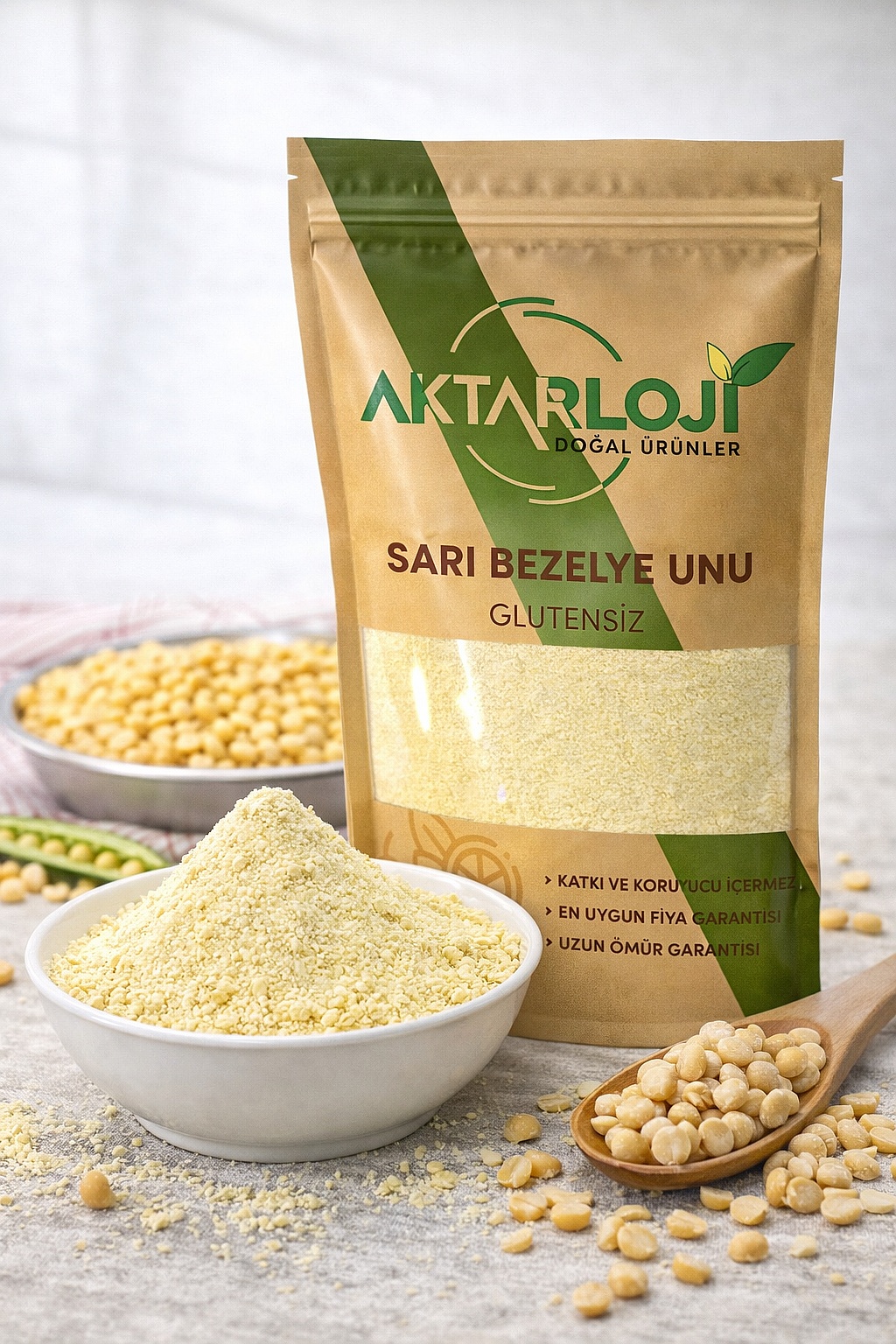 Glutensiz Sarı Bezelye Unu - 2