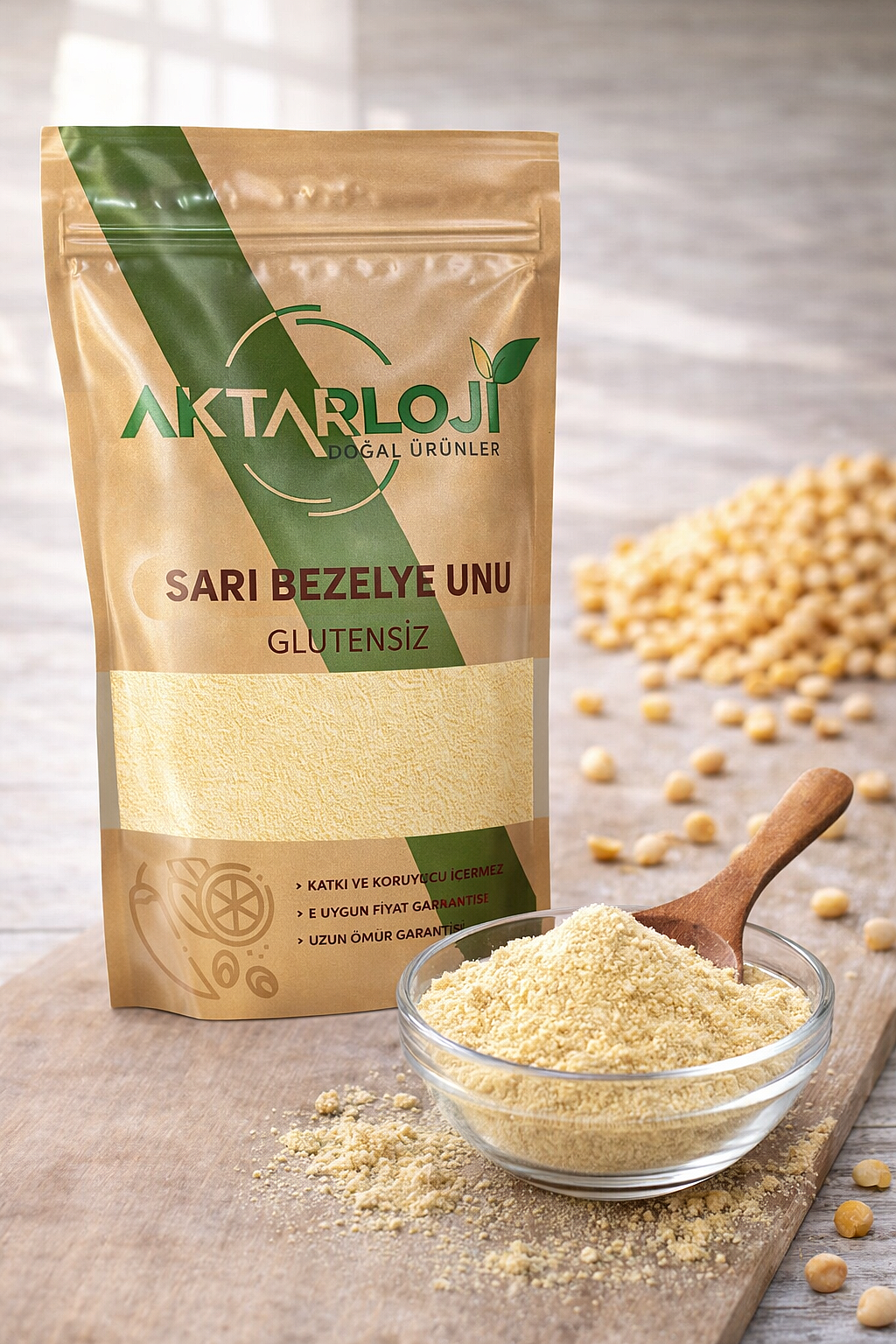 Glutensiz Sarı Bezelye Unu - 4