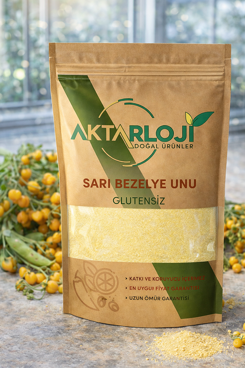 Glutensiz Sarı Bezelye Unu - 3