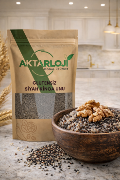 Glutensiz Siyah Kinoa Unu / Yeni Öğütülmüş - 2