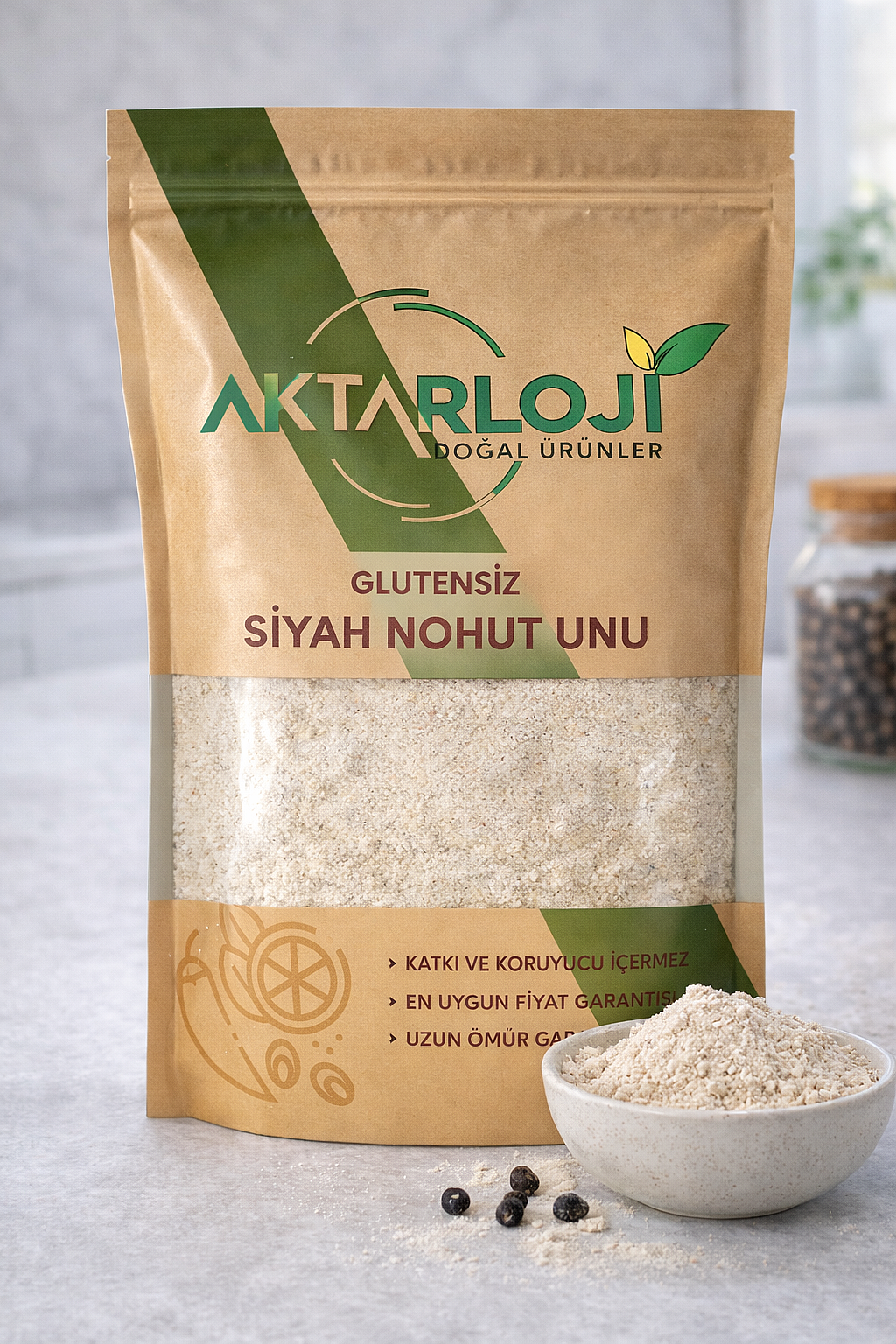 Glutensiz Siyah Nohut Unu - 3