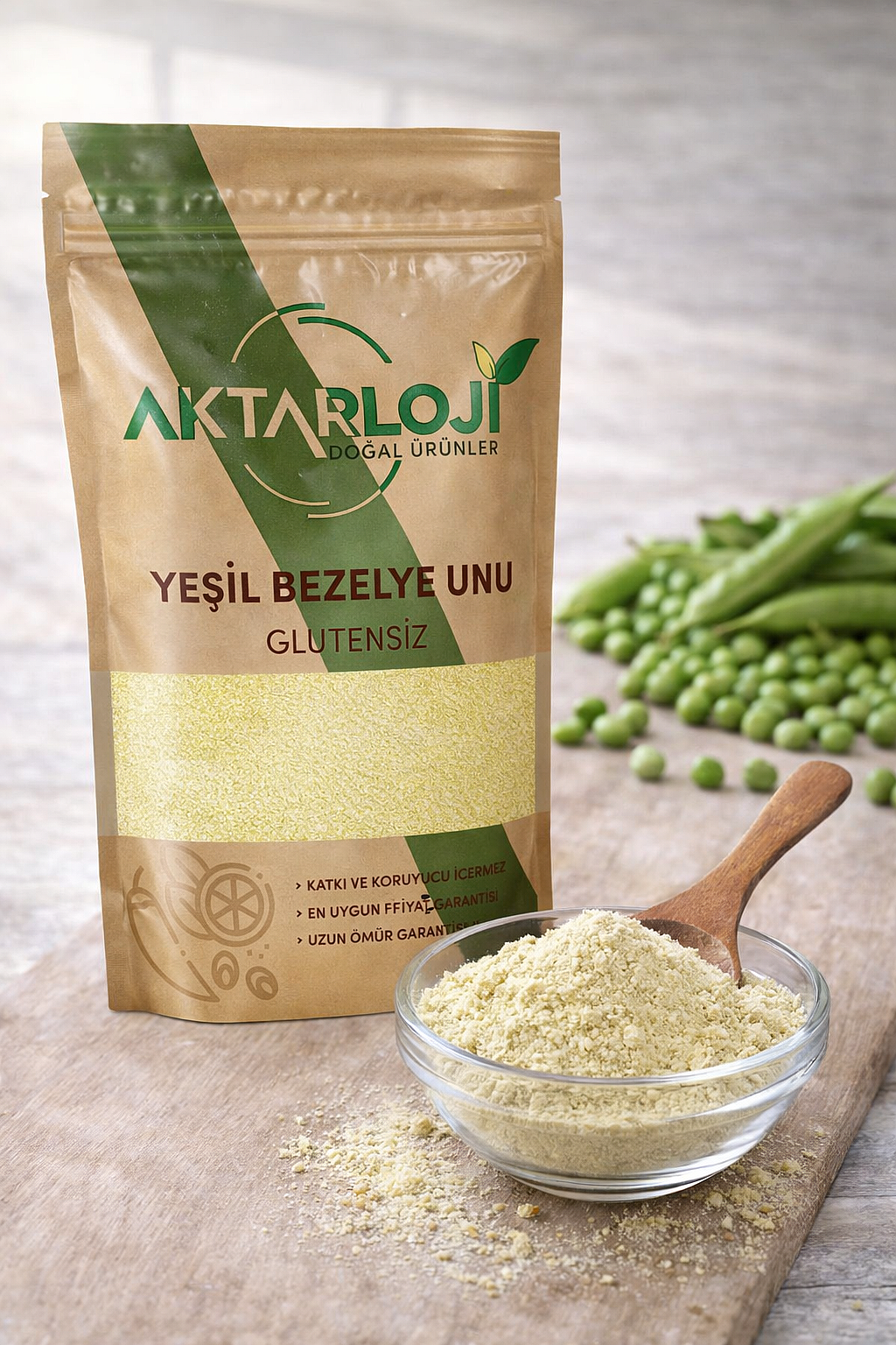 Glutensiz Yeşil Bezelye Unu - 3