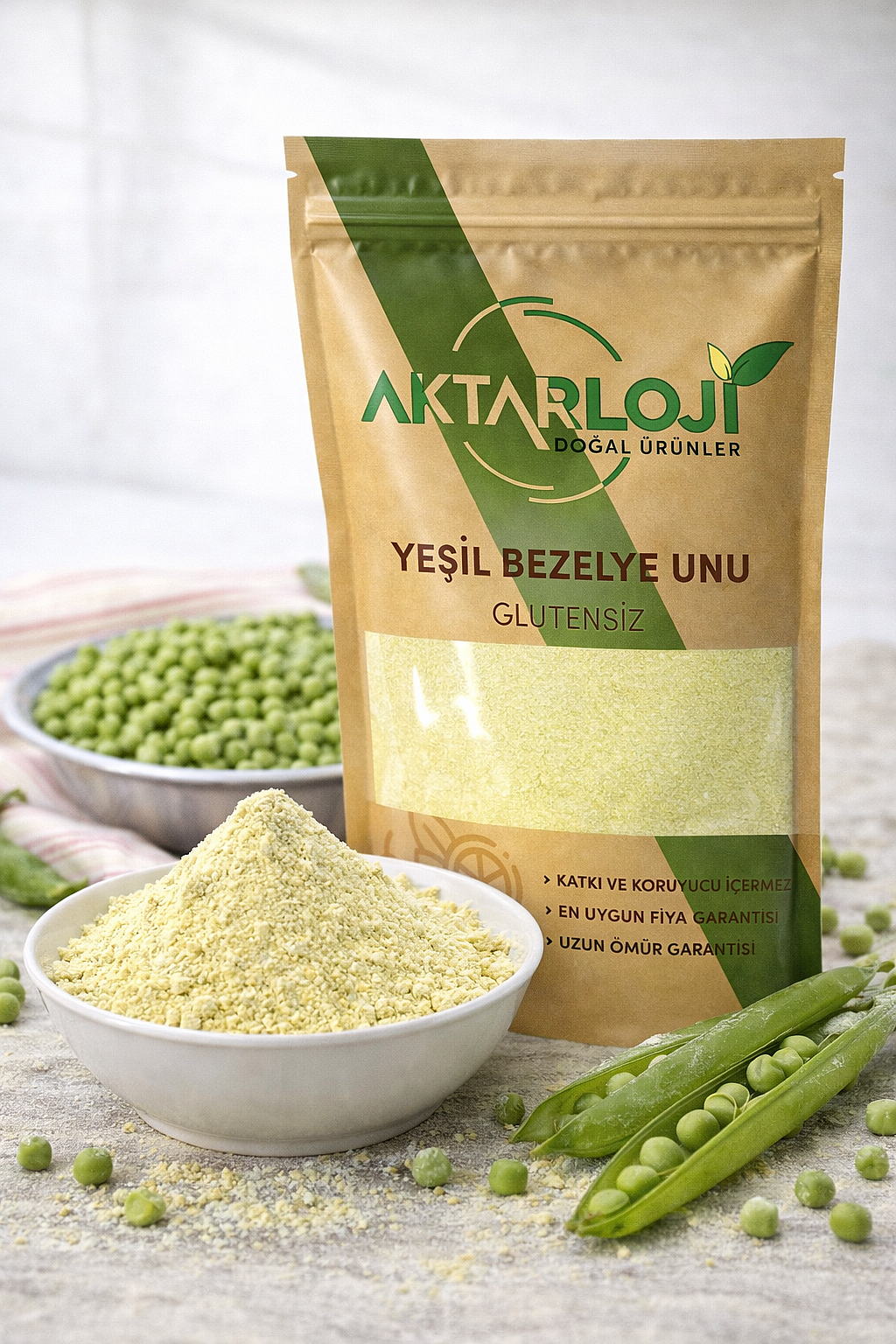 Glutensiz Yeşil Bezelye Unu - 2