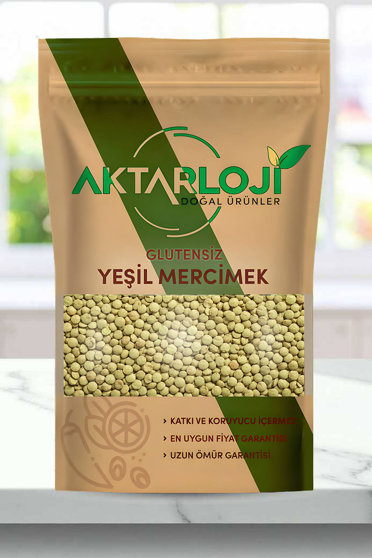 Glutensiz Yeşil Mercimek - 1