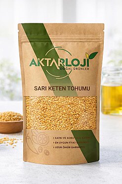 Gold Sarı Keten Tohumu - Aktarloji