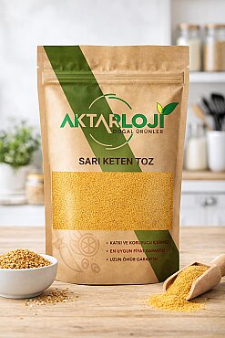 Gold Sarı Keten Tohumu Tozu - 2