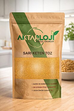 Gold Sarı Keten Tohumu Tozu - 3