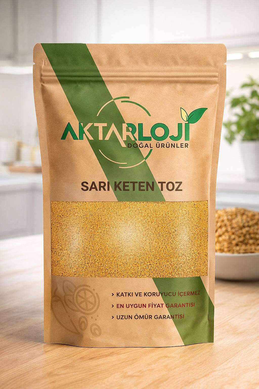 Gold Sarı Keten Tohumu Tozu - 3