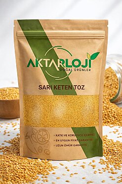 Gold Sarı Keten Tohumu Tozu - 4