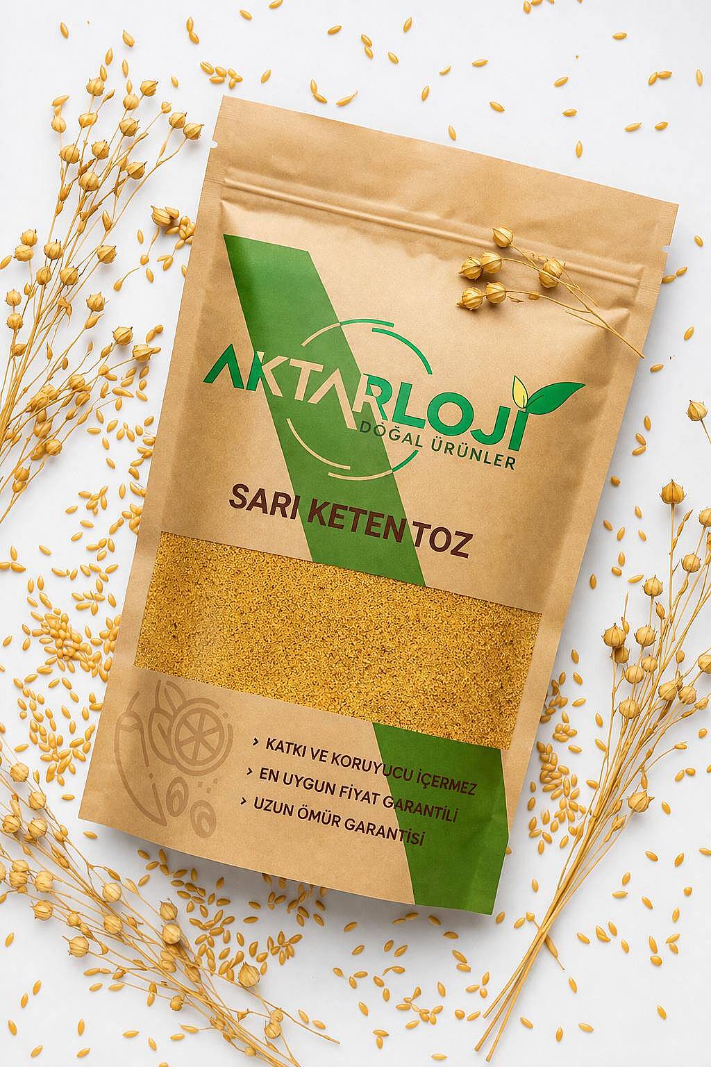 Gold Sarı Keten Tohumu Tozu - 6