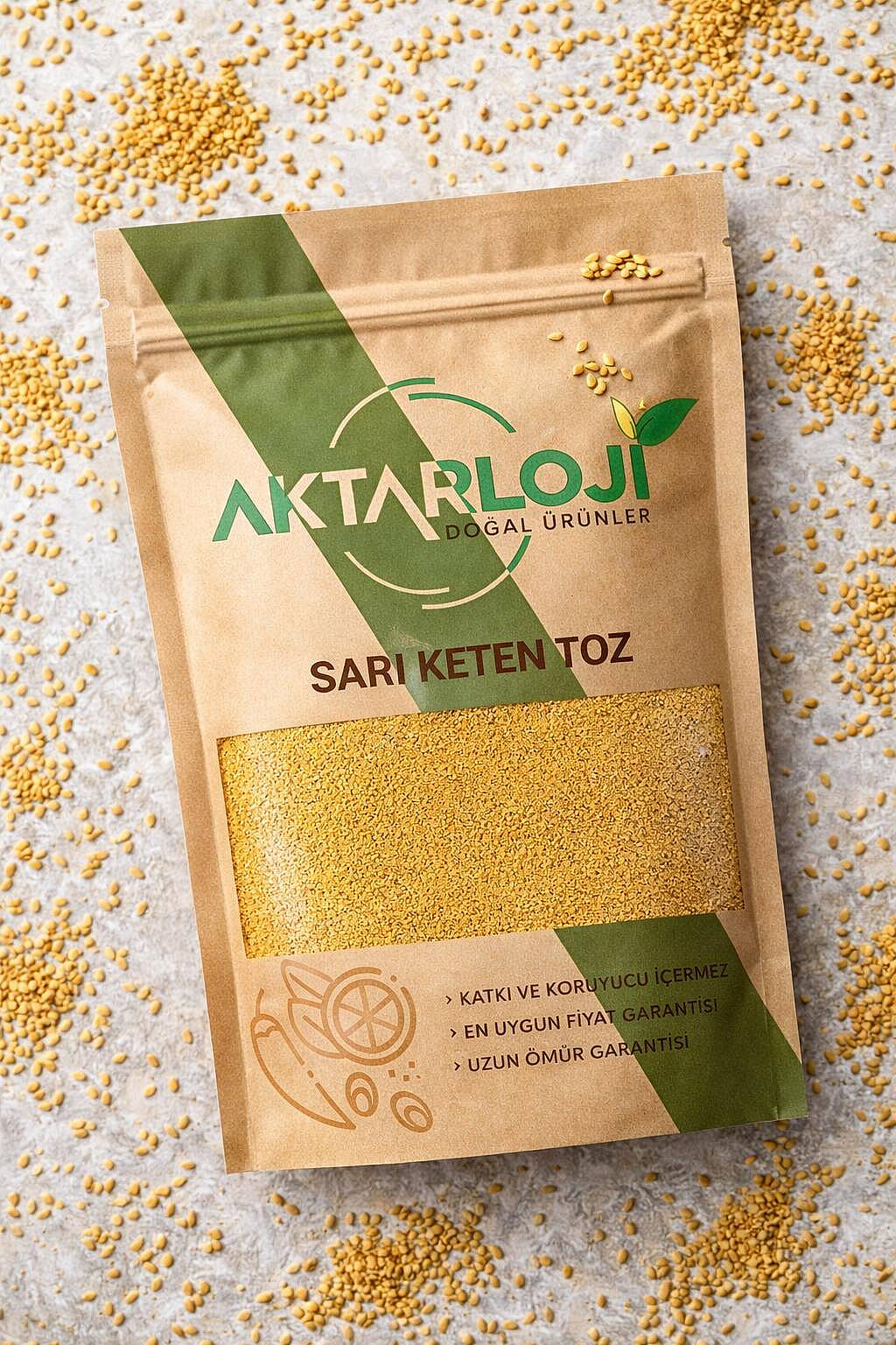 Gold Sarı Keten Tohumu Tozu - 7