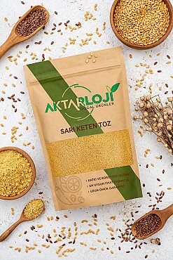 Gold Sarı Keten Tohumu Tozu - 8