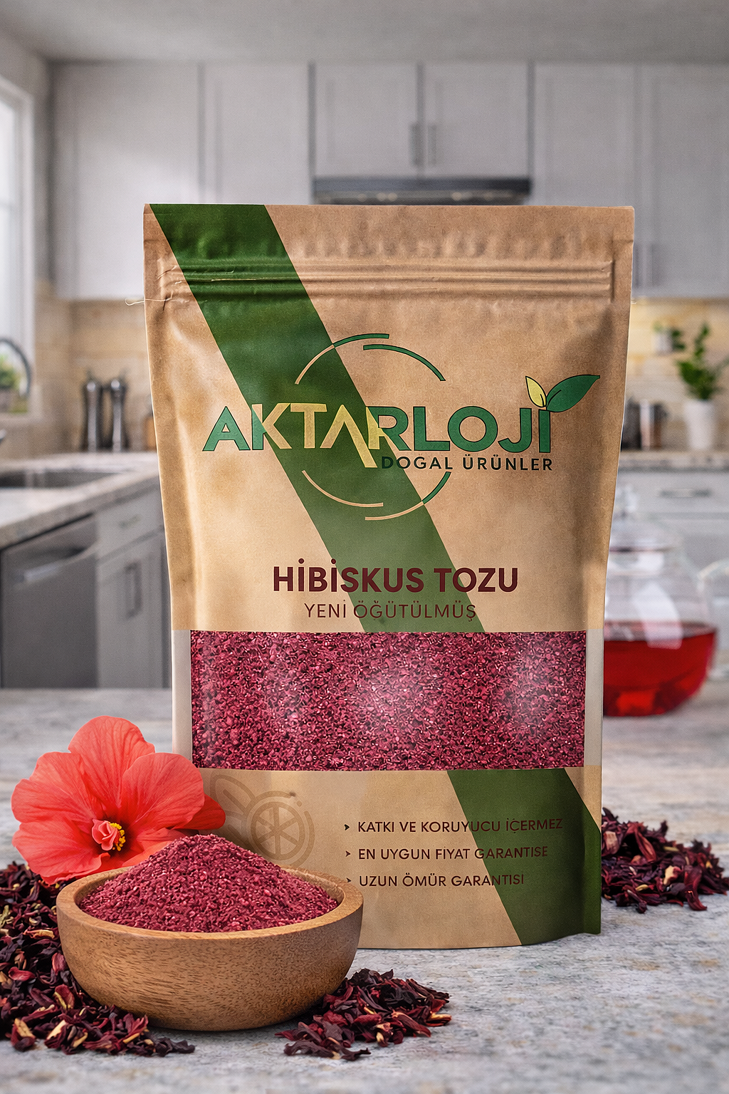 Hibiskus Tozu / Yeni Öğütülmüş - 2