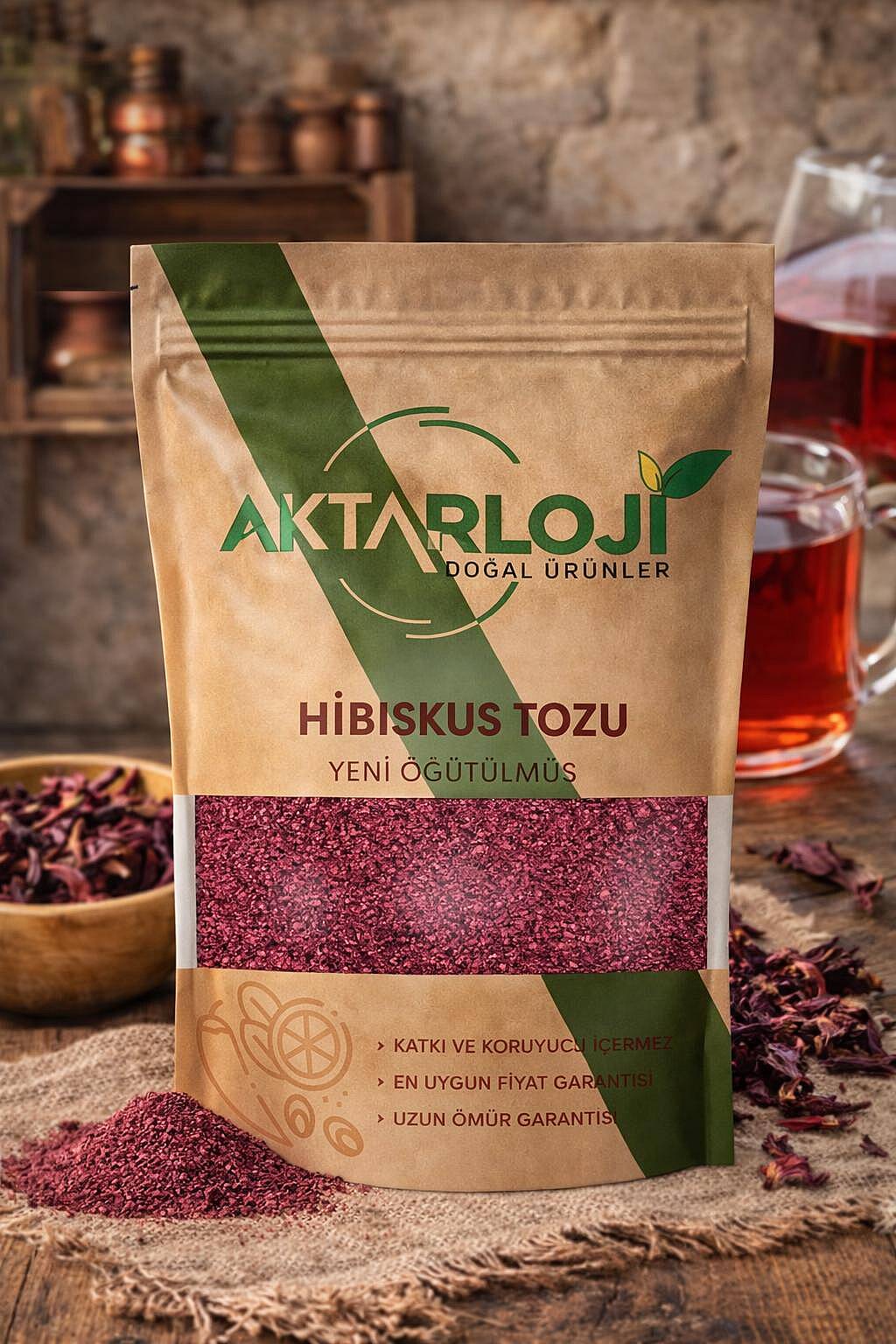 Hibiskus Tozu / Yeni Öğütülmüş - 5