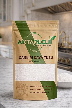 İnce Yemeklik Çankırı Kaya Tuzu / Rafine Edilmemiş - Aktarloji