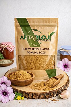 Kahverengi Hardal Tohumu Tozu / Yeni Öğütülmüş - 2