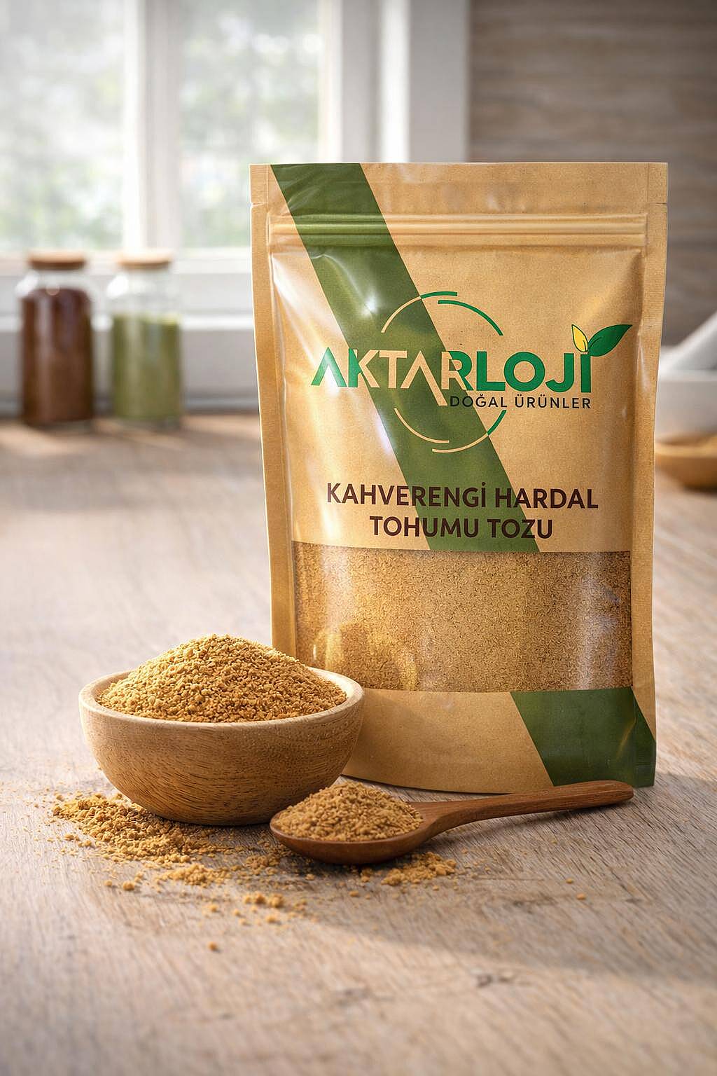 Kahverengi Hardal Tohumu Tozu / Yeni Öğütülmüş - 3