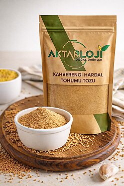 Kahverengi Hardal Tohumu Tozu / Yeni Öğütülmüş - 4