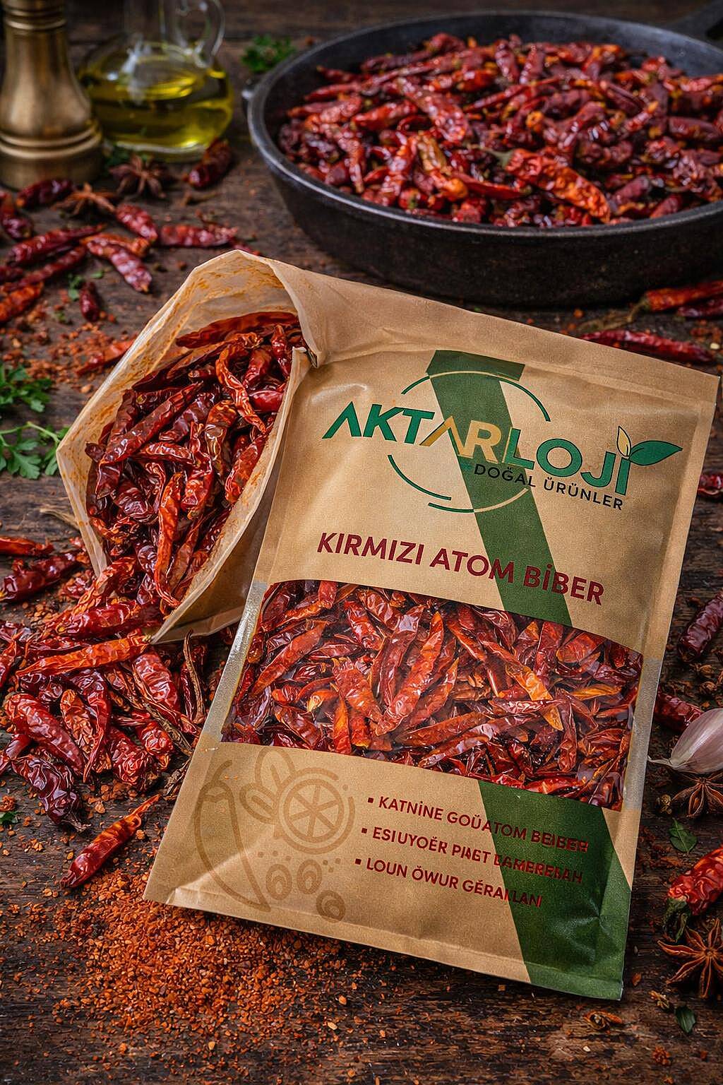 Kırmızı Acı Atom Biber - 2