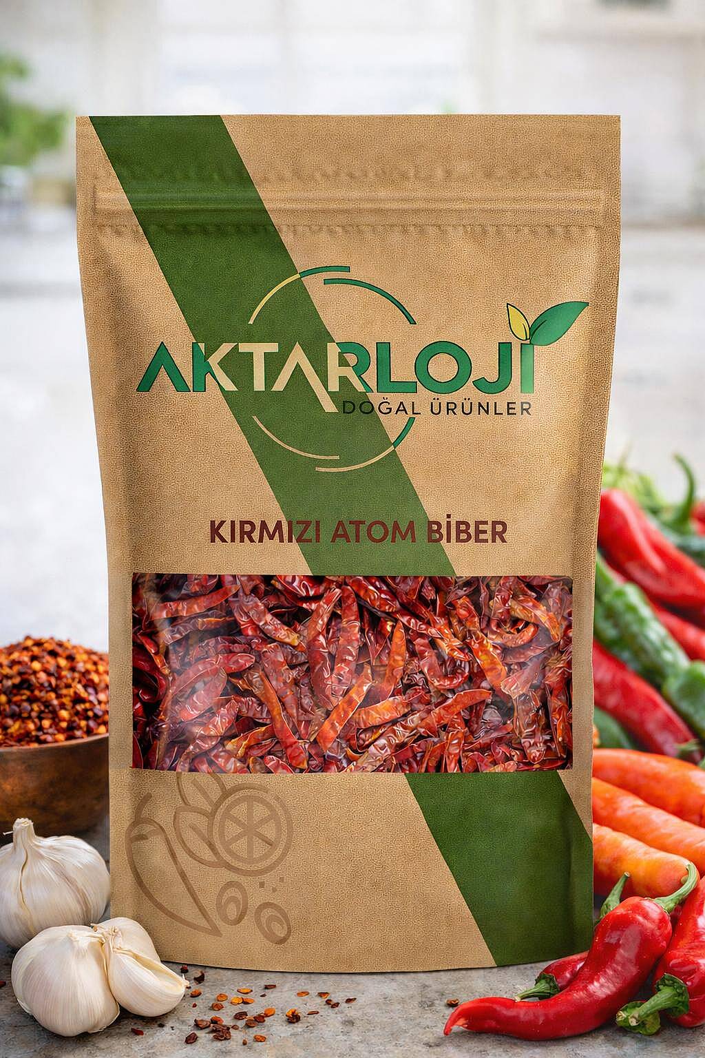 Kırmızı Acı Atom Biber - 5