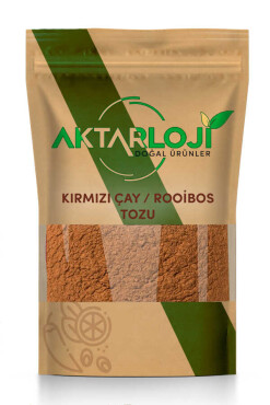 Kırmızı Çay Rooibos Tozu / Yeni Öğütülmüş - Aktarloji