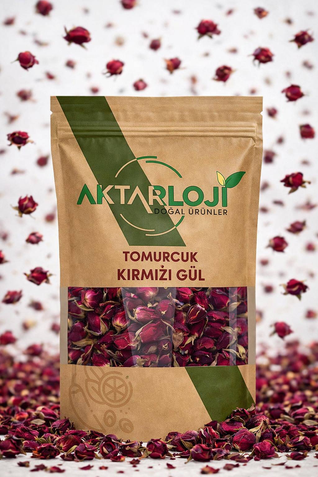 Kırmızı Renk Tomurcuk Gül Kurusu - 6