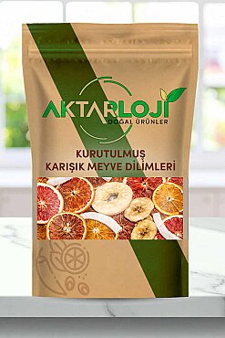 Kurutulmuş Karışık Meyve Dilimleri - Aktarloji