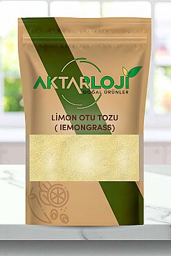 Limon Otu ( Lemongrass ) Tozu / Yeni Öğütülmüş - 1