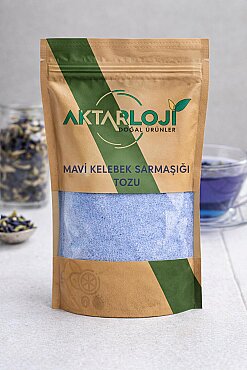 Mavi Kelebek Sarmaşığı Tozu / Yeni Öğütülmüş - 3