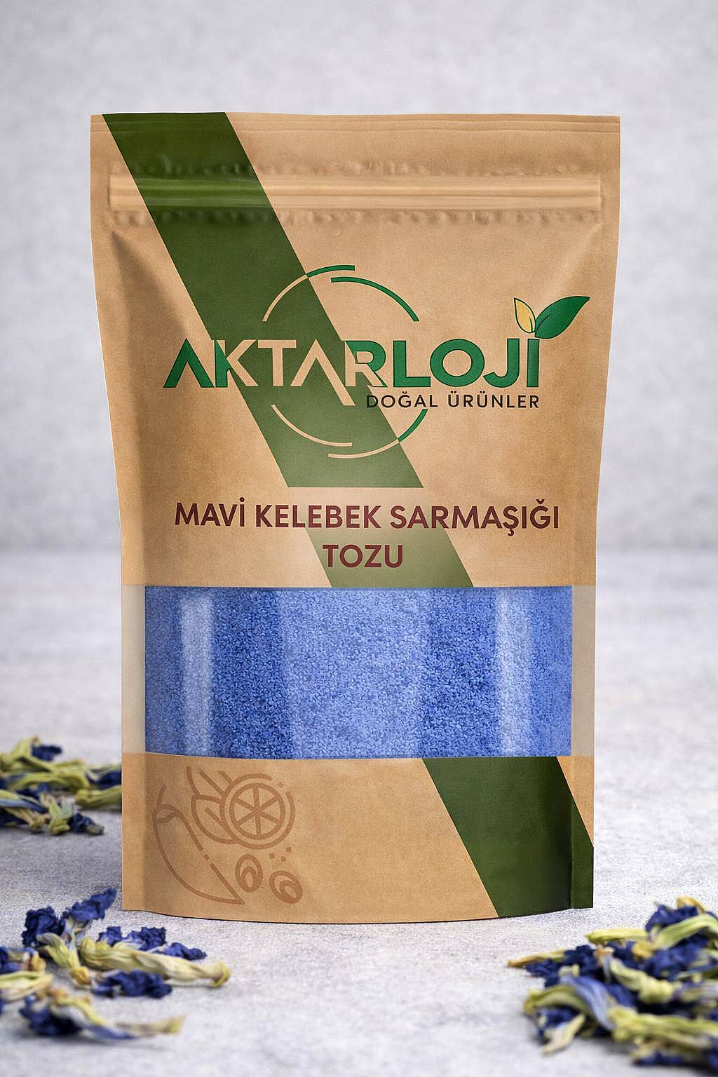 Mavi Kelebek Sarmaşığı Tozu / Yeni Öğütülmüş - 5