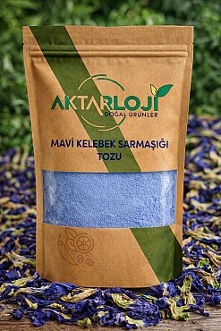 Mavi Kelebek Sarmaşığı Tozu / Yeni Öğütülmüş - 7