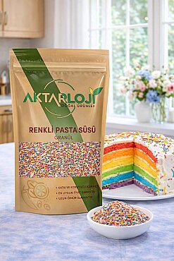 Renkli Granül Pasta Süsü - 2