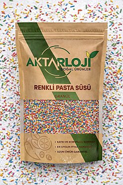 Renkli Granül Pasta Süsü - 5