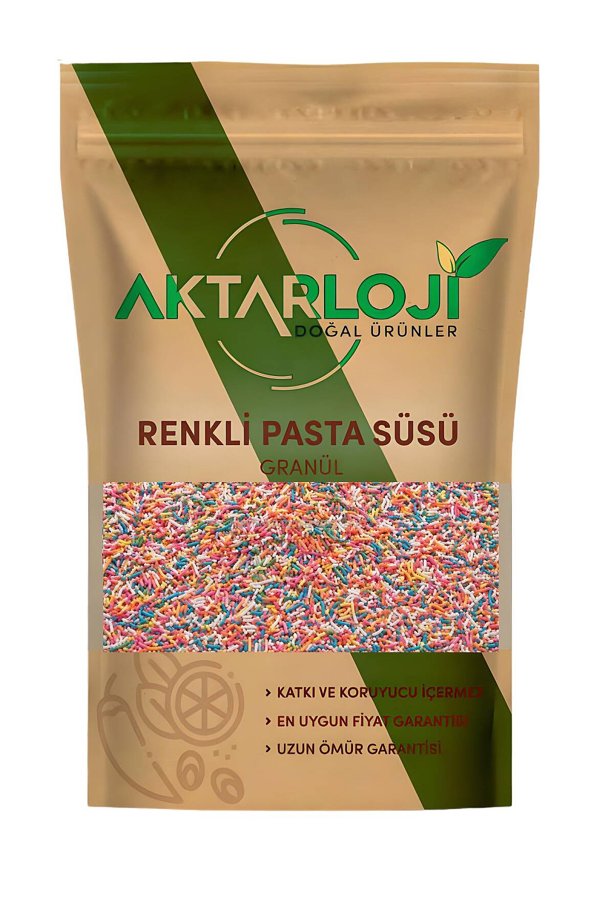 Renkli Granül Pasta Süsü - 7