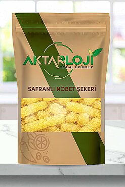 Safranlı Sarı Nöbet Şekeri - 1