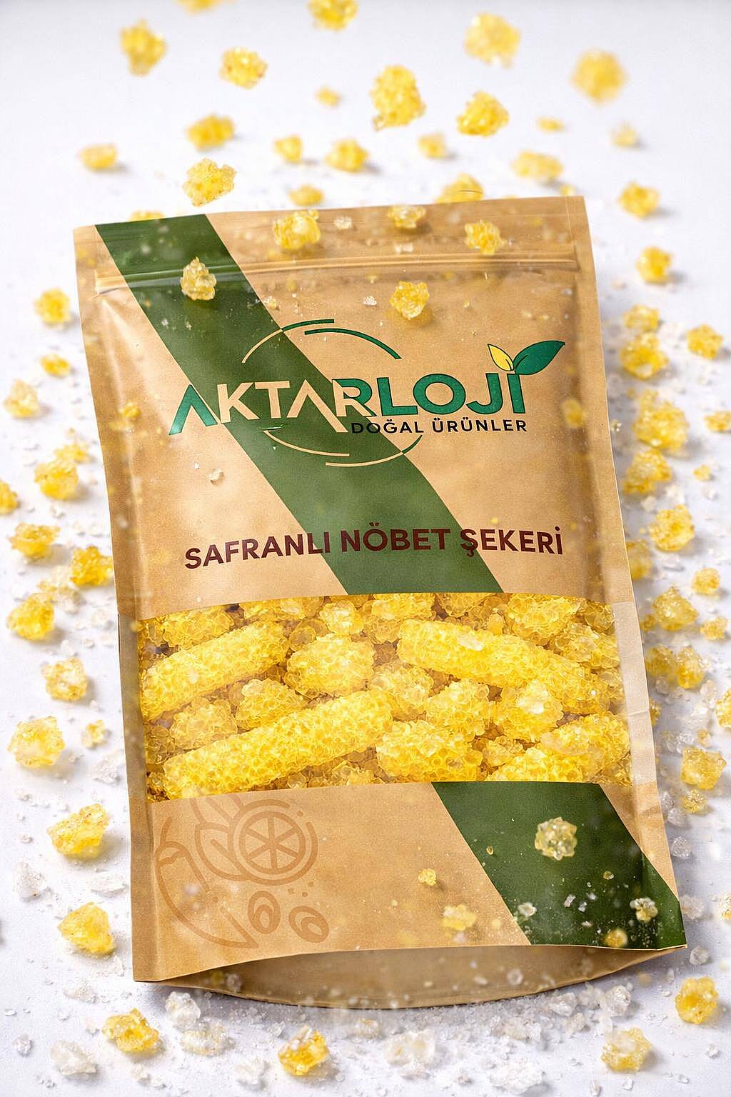 Safranlı Sarı Nöbet Şekeri - 2