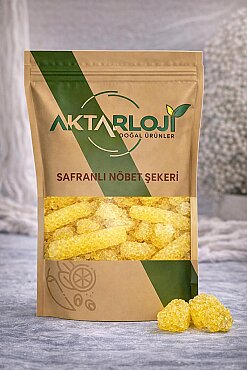 Safranlı Sarı Nöbet Şekeri - 4
